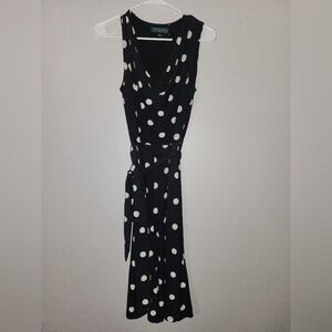 Ralph Lauren Polka Dot Dress Size 2